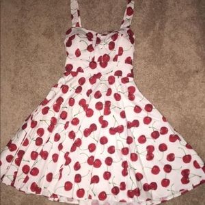 Cherry print dress